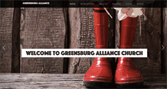 Desktop Screenshot of greensburgalliancechurch.com